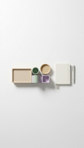 Organizador de escritorio modular apilable