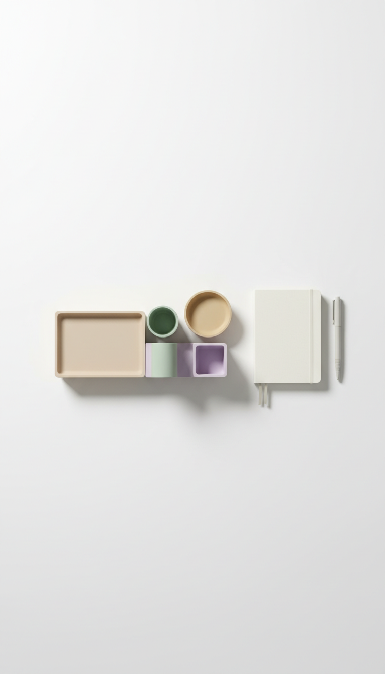 Organizador de escritorio modular apilable